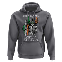 Funny Irish Viking Hoodie Irish Temper Viking Attitude