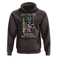 Funny Irish Viking Hoodie Irish Temper Viking Attitude