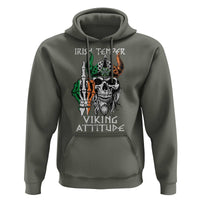 Funny Irish Viking Hoodie Irish Temper Viking Attitude
