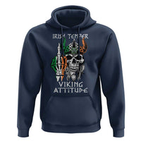 Funny Irish Viking Hoodie Irish Temper Viking Attitude