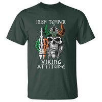 Funny Irish Viking T Shirt Irish Temper Viking Attitude