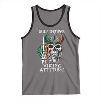 Funny Irish Viking Tank Top Irish Temper Viking Attitude