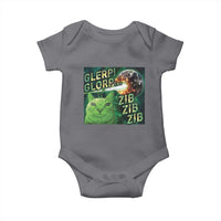 Funny Alien Cat Meme Baby Onesie Glerp Glorp Zib Zib