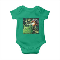 Funny Alien Cat Meme Baby Onesie Glerp Glorp Zib Zib
