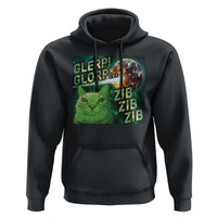 Funny Alien Cat Meme Hoodie Glerp Glorp Zib Zib
