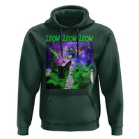 Funny Alien Cat Meme Hoodie Green Cats ZEOW ZEOW