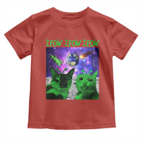 Funny Alien Cat Meme Toddler T Shirt Green Cats ZEOW ZEOW