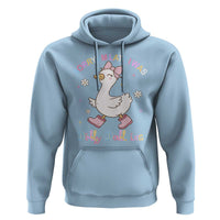 Funny Sorry I'm Late I Was Dilly Dallying Hoodie Cute Goose