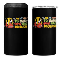 Funny Goose On My Way To Make Some Bad Decisions 4 in 1 Can Cooler Tumbler