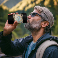 Funny Dolphin Meme 4 in 1 Can Cooler Tumbler Live Laugh Lobotomy