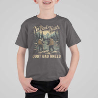 Hiking T Shirt For Kid No Bad Trails Just Bad Knees