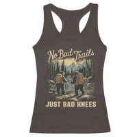 Hiking Racerback Tank Top No Bad Trails Just Bad Knees