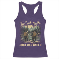 Hiking Racerback Tank Top No Bad Trails Just Bad Knees