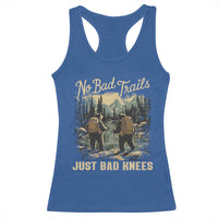 Hiking Racerback Tank Top No Bad Trails Just Bad Knees