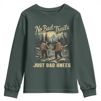 Hiking Youth Sweatshirt No Bad Trails Just Bad Knees