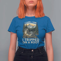 Hiking T Shirt For Women I Came I Saw I Tripped On A Root