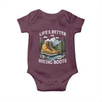 Hiking Baby Onesie Life's Better in Hiking Boots