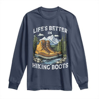 Hiking Long Sleeve Shirt Life's Better in Hiking Boots