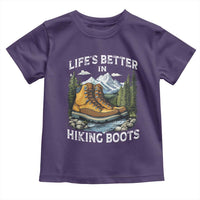 Hiking Toddler T Shirt Life's Better in Hiking Boots