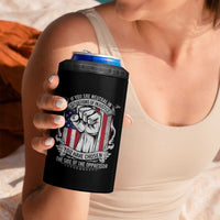 Patriotic Justice 4 in 1 Can Cooler Tumbler If You Are Neutral In Situations Of Injustice You Have Chosen The Side Of The Oppressor