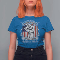 Patriotic Justice T Shirt For Women If You Are Neutral In Situations Of Injustice You Have Chosen The Side Of The Oppressor