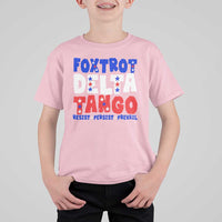 FDT Foxtrot Delta Tango T Shirt For Kid