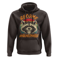 Anarchism Hoodie Become Ungovernable Angry Raccoon