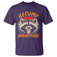 Anarchism T Shirt Become Ungovernable Angry Raccoon
