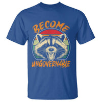 Anarchism T Shirt Become Ungovernable Angry Raccoon