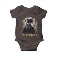 Afro Samurai Baby Onesie Black Pride Japanese Arts