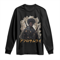 Afro Samurai Long Sleeve Shirt Black Pride Japanese Arts