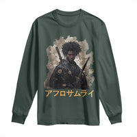 Afro Samurai Long Sleeve Shirt Black Pride Japanese Arts