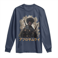 Afro Samurai Long Sleeve Shirt Black Pride Japanese Arts