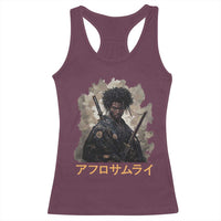 Afro Samurai Racerback Tank Top Black Pride Japanese Arts