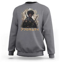Afro Samurai Sweatshirt Black Pride Japanese Arts