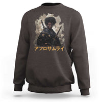Afro Samurai Sweatshirt Black Pride Japanese Arts
