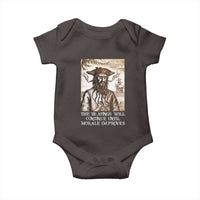 Funny Blackbeard Sarcastic Joke Baby Onesie The Beatings Will Continue until Morale Improves