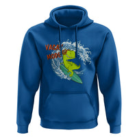 Summer Vacation Hoodie Vacay Mode Cute Dinosaur Surfing - Wonder Print Shop
