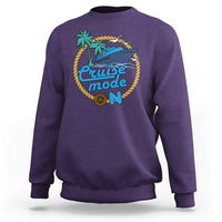Cruise Mode On Cruising Summer Vacation Sweatshirt - Wonder Print Shop