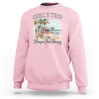 Summer Vacation Sweatshirt Girl's Trip Cheaper Than Therapy - Wonder Print Shop