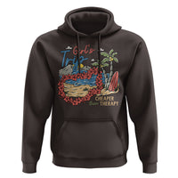 Summer Vacation Hoodie Girl's Trip Cheaper Than Therapy Beach - Wonder Print Shop