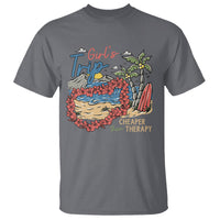 Summer Vacation T Shirt Girl's Trip Cheaper Than Therapy Beach - Wonder Print Shop
