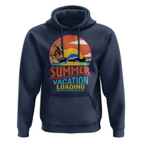 Summer Vacation Loading Retro Beach Sunset Hoodie