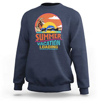 Summer Vacation Loading Retro Beach Sunset Sweatshirt - Wonder Print Shop