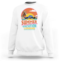 Summer Vacation Loading Retro Beach Sunset Sweatshirt - Wonder Print Shop