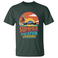 Summer Vacation Loading Retro Beach Sunset T Shirt - Wonder Print Shop