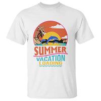Summer Vacation Loading Retro Beach Sunset T Shirt - Wonder Print Shop