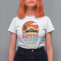 Summer Vacation Loading Retro Beach Sunset T Shirt For Women - Wonder Print Shop