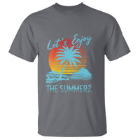 Let's Enjoy The Summer Vacation Beach Sunset T Shirt - Wonder Print Shop
