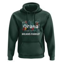 Hawaiian Hoodie Ohana Means Family Hawaii Summer Vacation - Wonder Print Shop